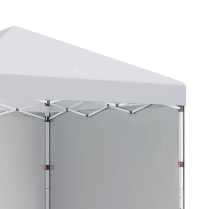 White Steel Garden Pavilion - Durable outdoor protection