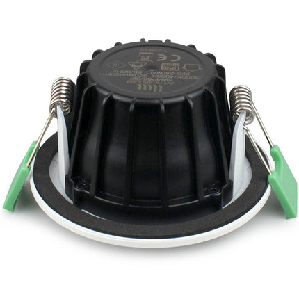 Spot encastré Sanna à intensité variable 3 000 K/4 000 K 520 lm IP65, lot de 3, blanc