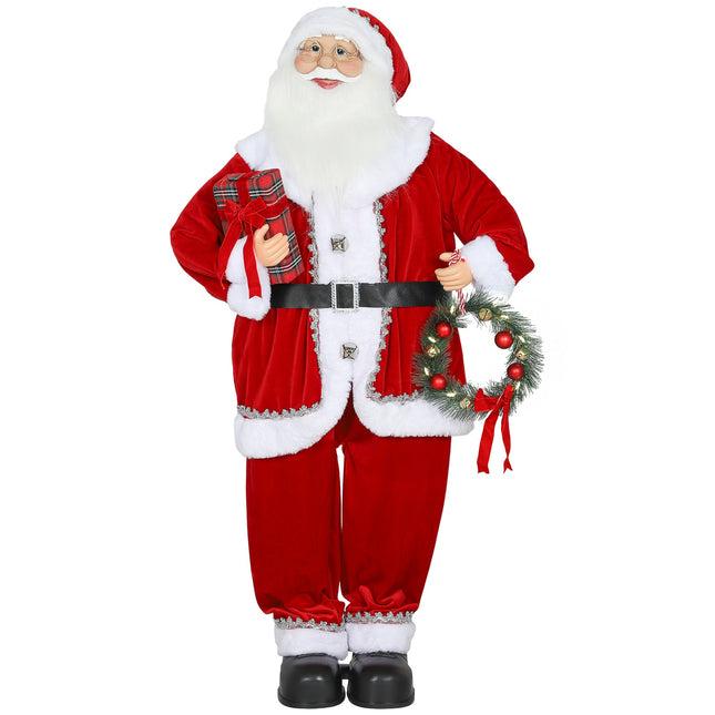 Weihnachtsmann-Dekoration, 120cm, Sound-aktiviert