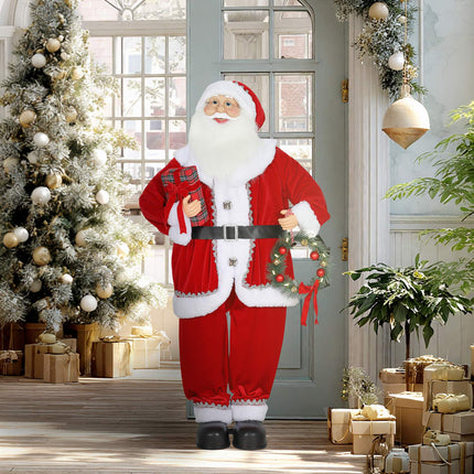 Weihnachtsmann-Dekoration, 120cm, Sound-aktiviert