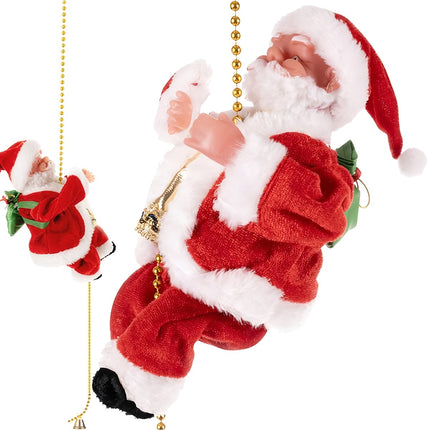 Santa na laně – vánoční dekorace Ruhhy 22502