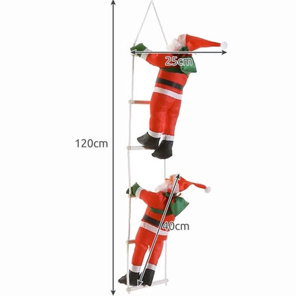 Weihnachtsmänner auf der Leiter Ruhhy 22519 