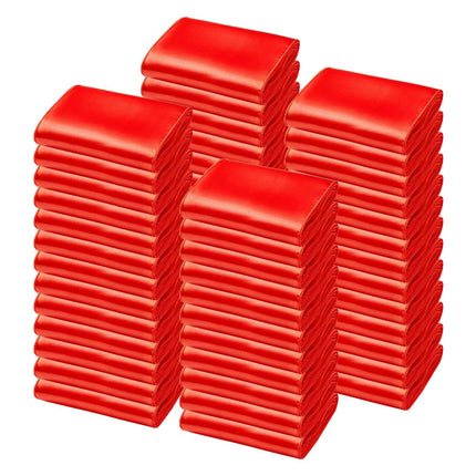 Satin Chair Sashes, 100-Pack, 7 x 108 in, Red