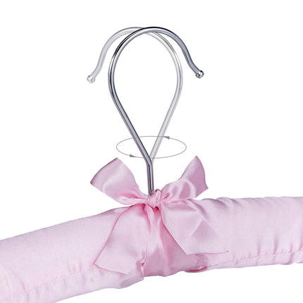 Cintre en satin avec pinces