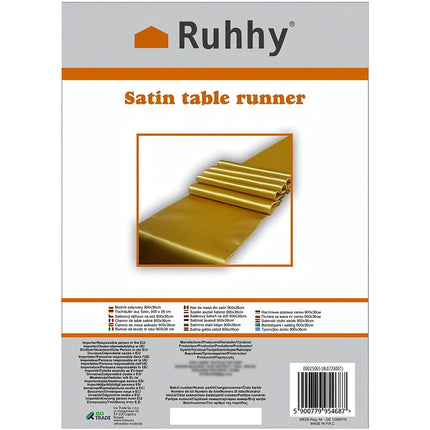 Satin-Tischläufer 900x36cm Ruhhy 25065