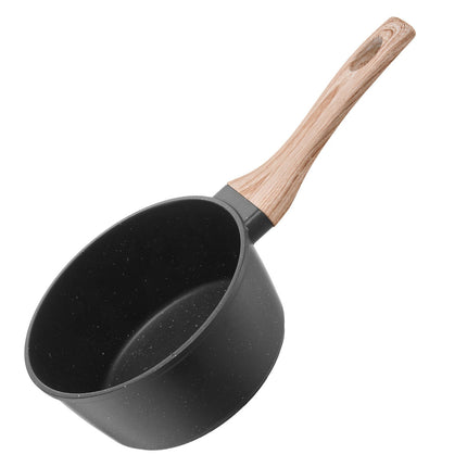 Saucepan 1.5 Qt Nonstick, Glass Lid, Detachable Handle, Induction