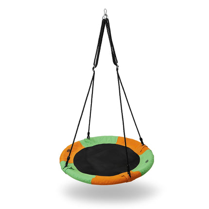 Nestschaukel, Orange-Grün, Outdoor-Spielzeug, Robust