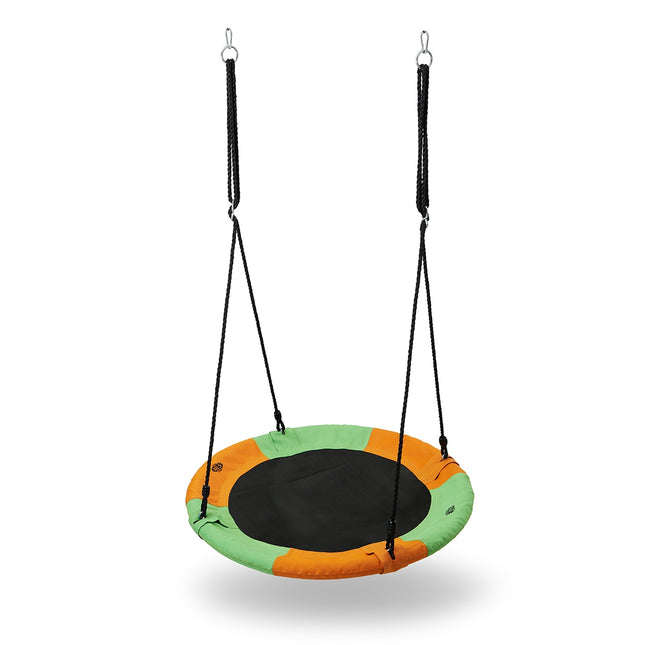 Nestschaukel, Orange-Grün, Outdoor-Spielzeug, Robust