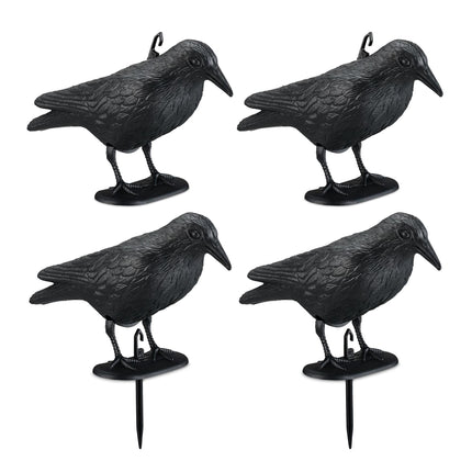 Scarecrow crow set of 4