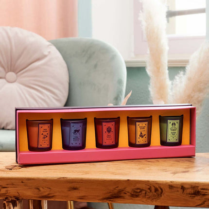 Scented Candle Gift Set, 5-Pack, Floral & Oriental Scents