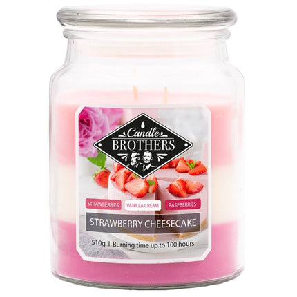Scented Candle, Glass Jar, Dual Cotton Wicks