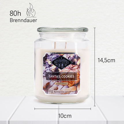 Scented Candle with Two Wicks for Relaxation