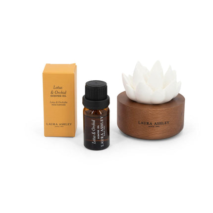 Duftblumen-Diffusor, Keramik & Holz, 30 Tage Duft