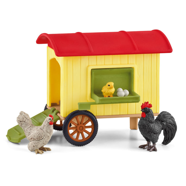 Schleich Farm World Mobiler Hühnerstall