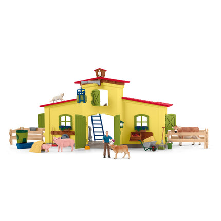 Schleich Farm World Spielset Große Farm mit Tieren