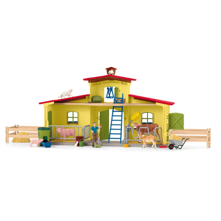 Schleich Farm World Spielset Große Farm mit Tieren