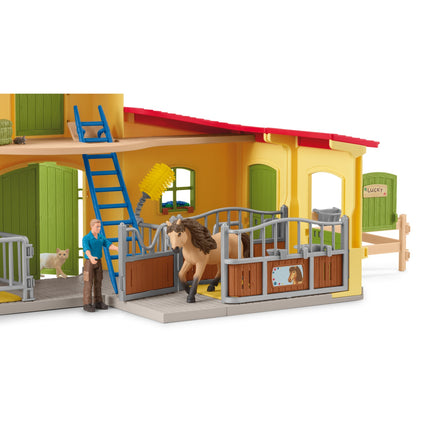Schleich Farm World hrací sada box pro pony s islandským hřebcem