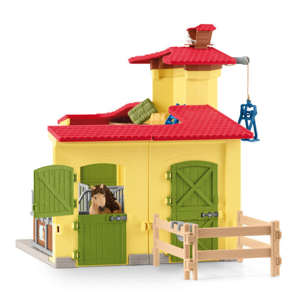 Schleich Farm World hrací sada box pro pony s islandským hřebcem
