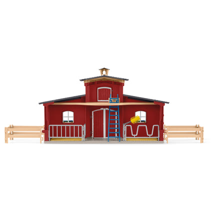 Schleich Farm World Playset Red Barn With Animals