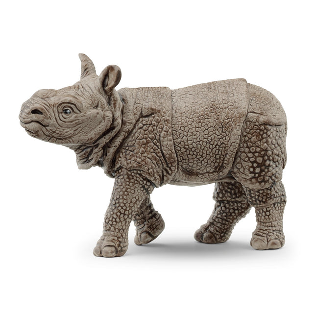 Schleich Wild Life mládě nosorožce indického