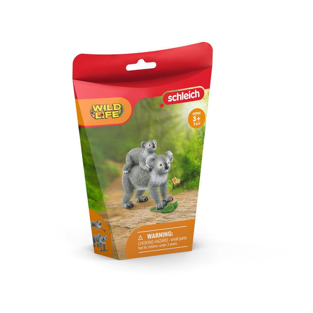 Schleich Wild Life koala matka s mládětem