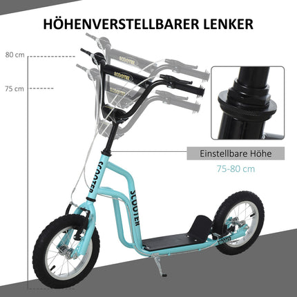 Roller mit 12 Zoll Luftreifen für Kinder ab 5 Jahren