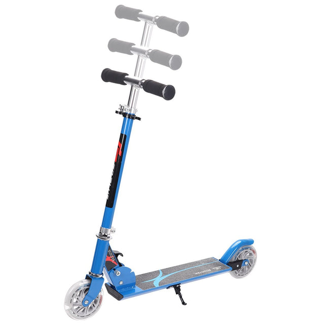 Scooter Roller Tretroller Kinderroller Cityroller faltbar bis 70KG-Blau