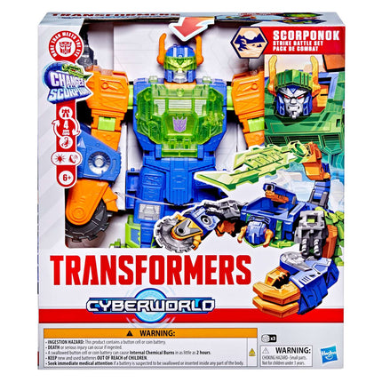 Scorponok Cyberwelt-Figur, 35 cm, Action-Kampf-Spielzeug