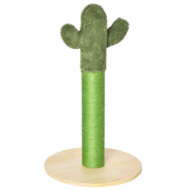 Katzenkratzbaum, Kakteen-Design, Kiefer & Sisal, 65 cm