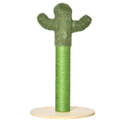 Katzenkratzbaum, Kakteen-Design, Kiefer & Sisal, 65 cm