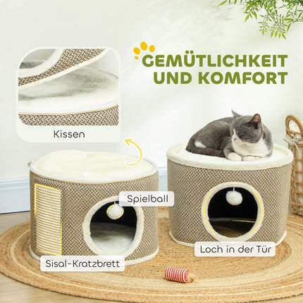 Katzenkratzschale, Sisal, 56 cm, für Katzen bis zu 5 kg