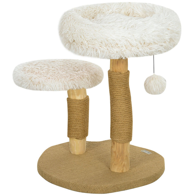Katzenkratzbaum mit Spielball, Betten, für Katzen <5 kg