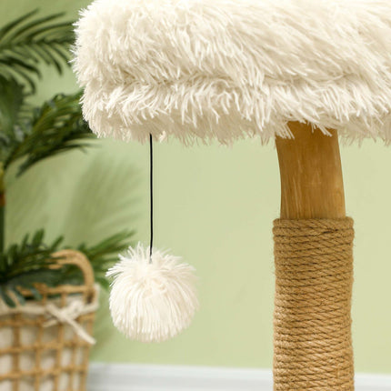 Katzenkratzbaum mit Spielball, Betten, für Katzen <5 kg