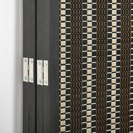 Paravent aus Bambus, 4-teilig, 180x180 cm, klappbar, Braun