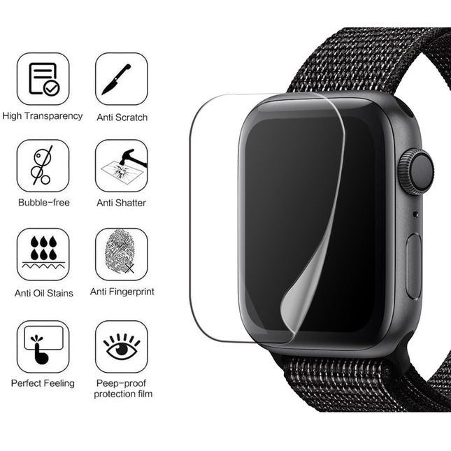 Displayschutzfolie Apple Watch 3er-Pack 44 mm