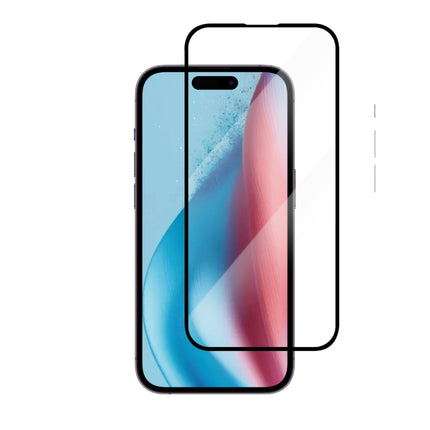 Displayschutzfolie iPhone 16 / 15 Schwarz
