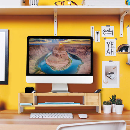 Support d'écran et rangement de bureau