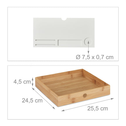Support d'écran avec rangement