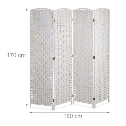 Screen wall with 4 panels