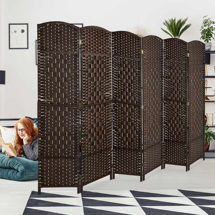 Sichtschutzwand mit 6 Paneelen