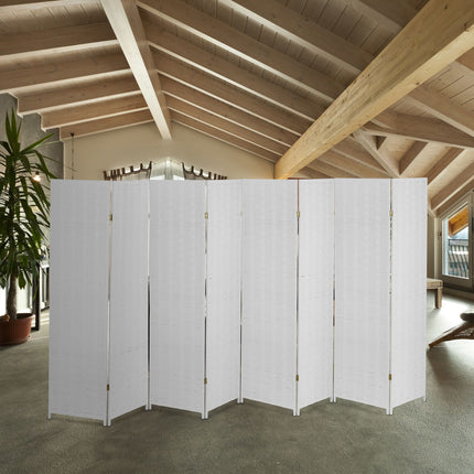 Screen wall with 8 panels