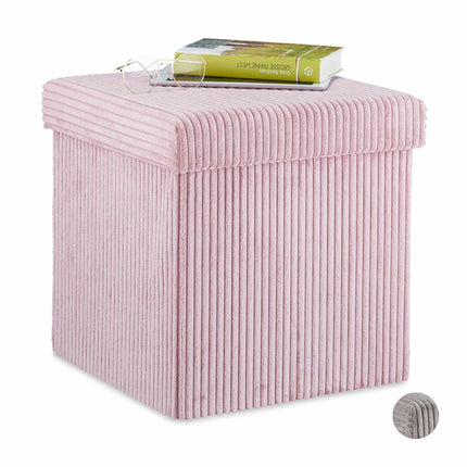 Siège Cube pliable en velours