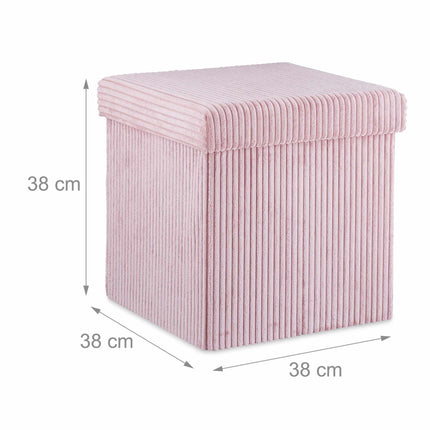 Siège Cube pliable en velours