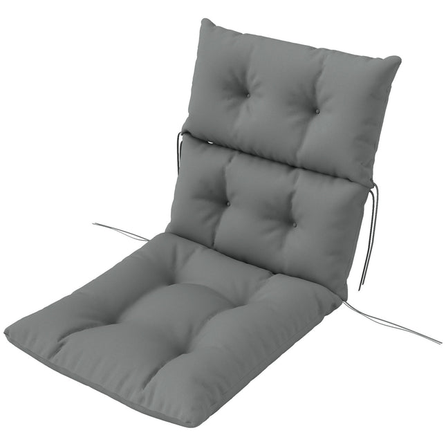 Sitzkissen 115x56 cm, Wasserabweisend, Hellgrau