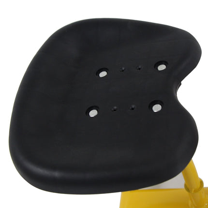 Sitzbagger mit Schaufel, Kinderbagger aus Metall, Sandbagger zum Draufsitzen für Kinder ab 3 Jahren. Gelb