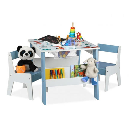 Seating area for children with 2 chairs