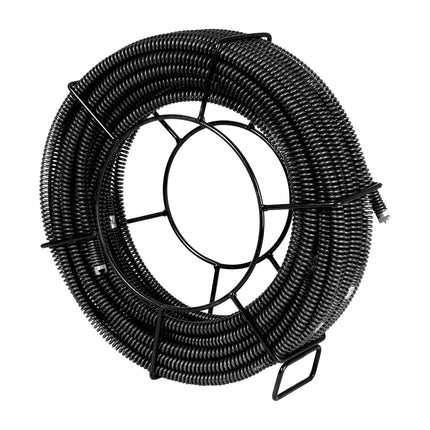 Sectional Drain Cleaning Cable 100 Ft, 5/8 In, 7 Cutters