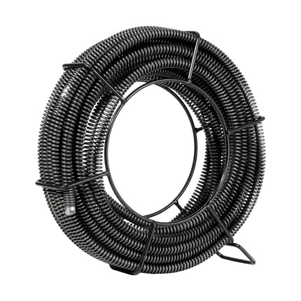 Sectional Drain Cleaning Cable 66 Ft, 5/8 In, 7 Cutters