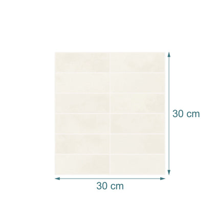 Self-Adhesive 3D Tile Stickers, 30x30 cm, Removable