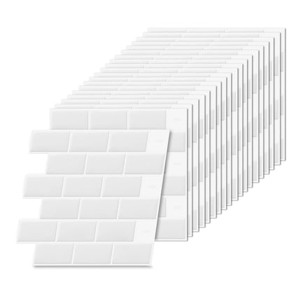 Selbstklebende 3D-Wandfliesen, 30x30 cm, einfache Anbringung